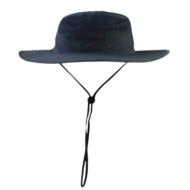 Chapeau Bob Pêcheur Personnalisable Avec Texte Et Image - Casquette Plage Noir Pour Femme Et Homme, Taille Unique