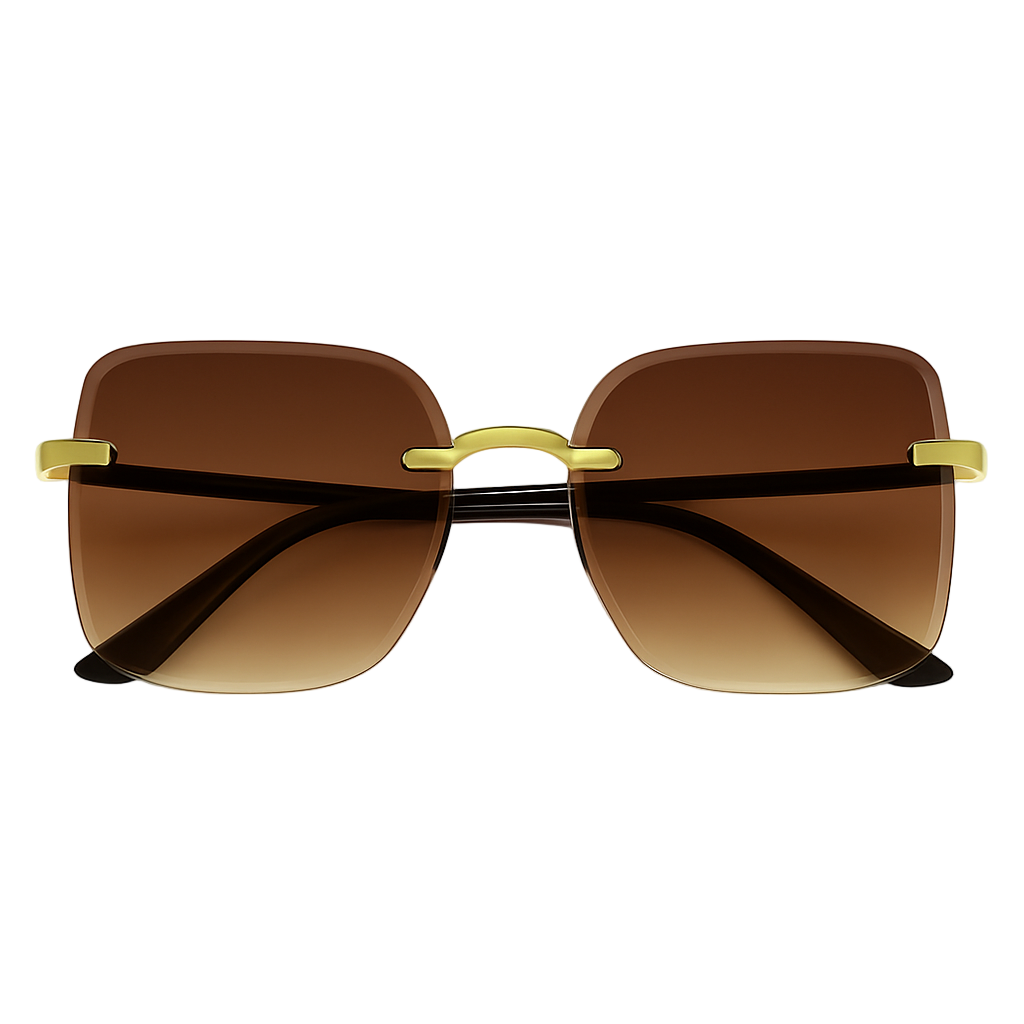 Lunettes de Soleil Sans Monture UV400 La Maison Du Bob