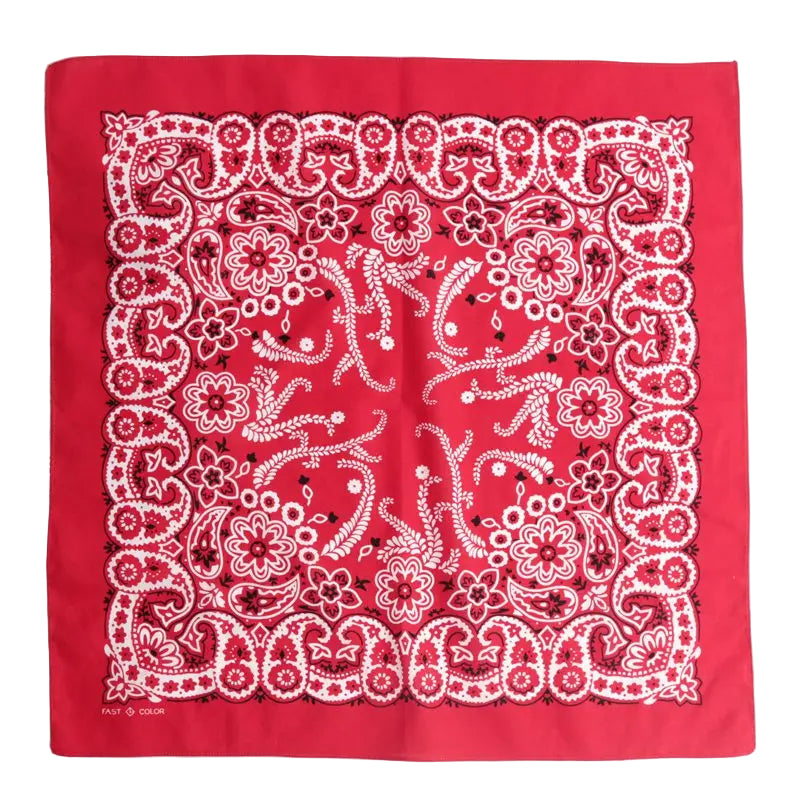 Bandana Carré Hip Hop Rouge