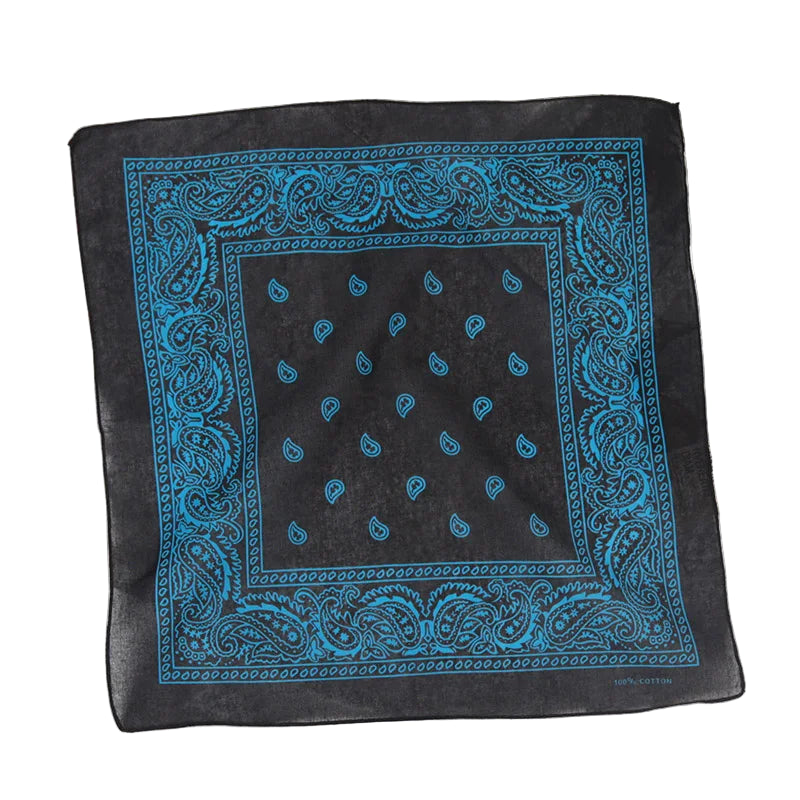 Bandana Noir Imprimé Coloré