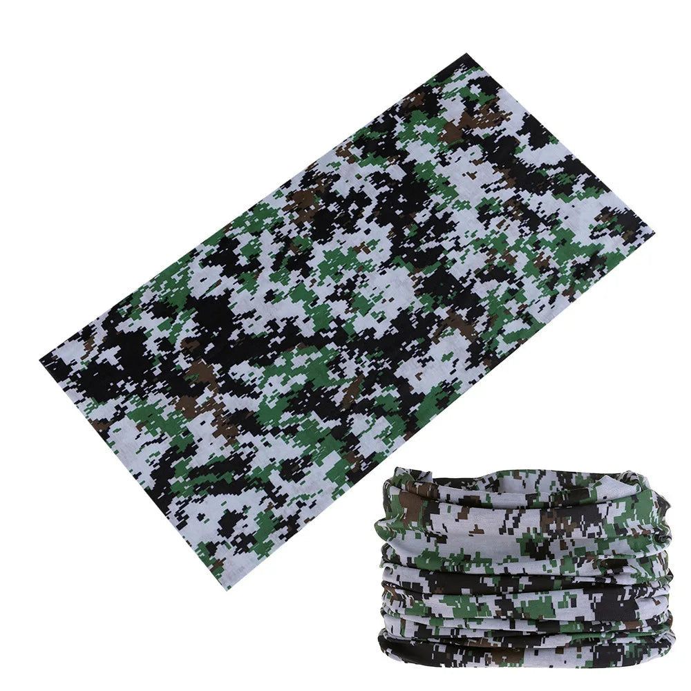 Bandana Sans Couture Militaire Vert