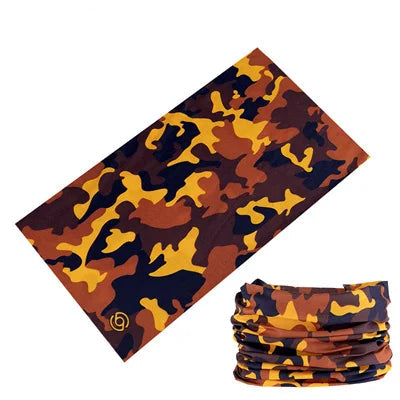 Bandana Tube Camouflage Marron
