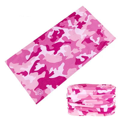 Bandana Tube Camouflage Rose