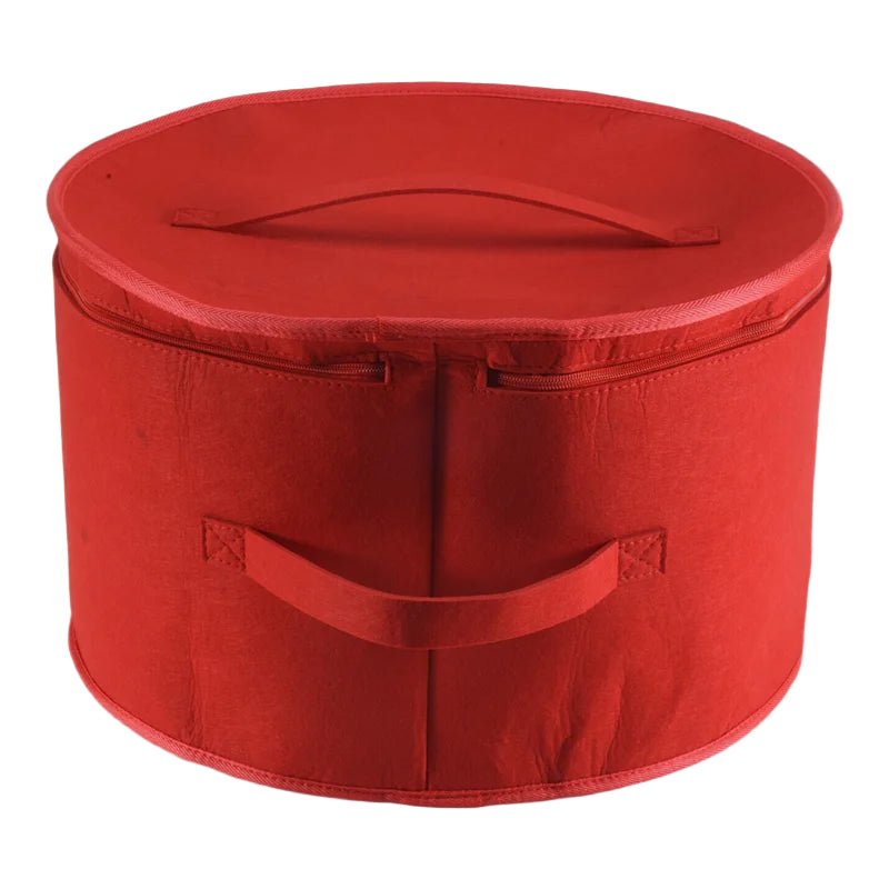 Boîte de Rangement pour Bob Ronde Rouge Design