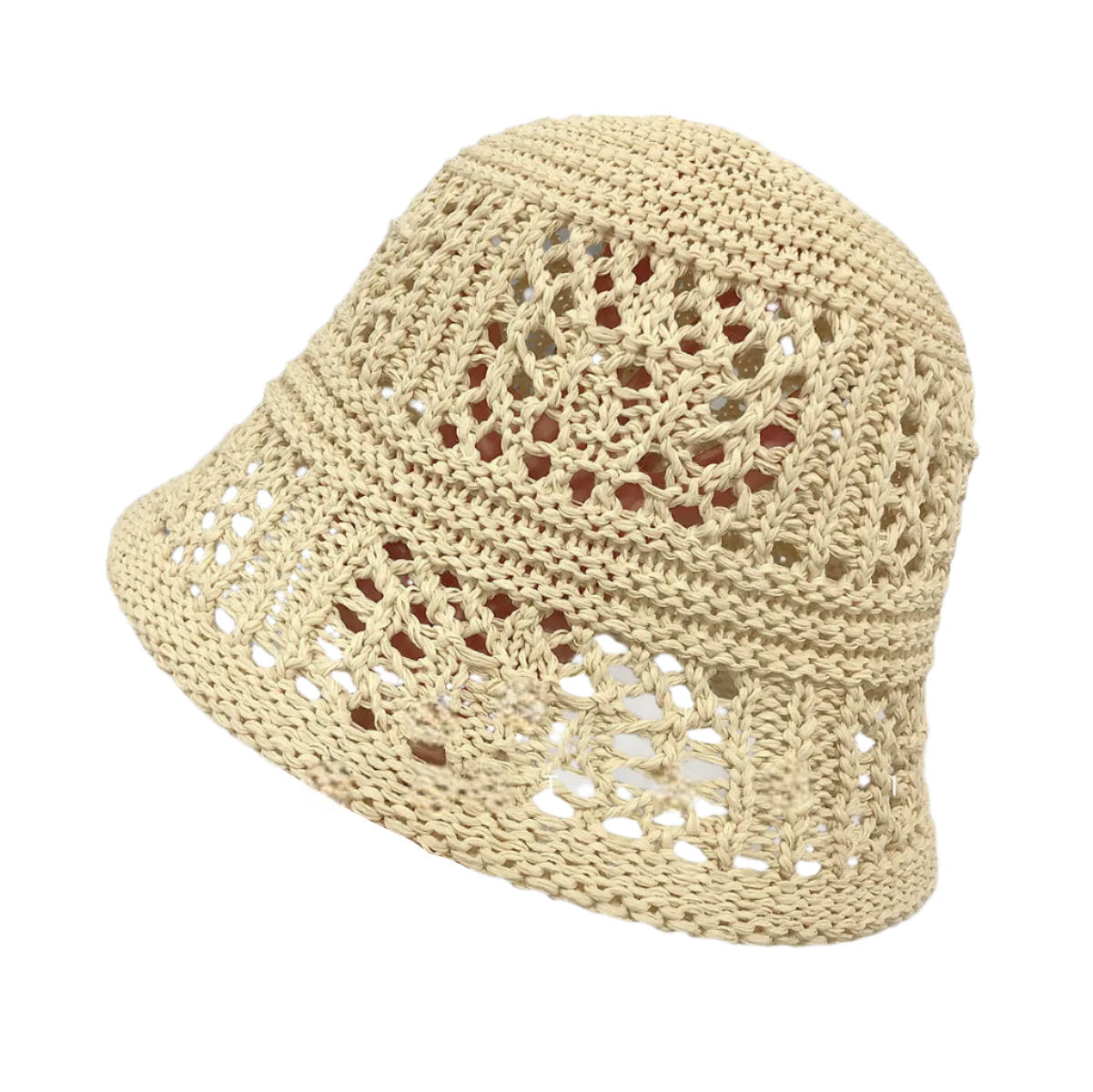 Bob Crochet Ajouré Beige