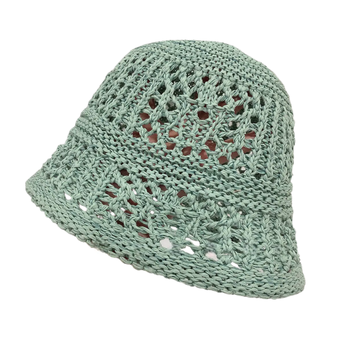 Bob Crochet Ajouré Bleu