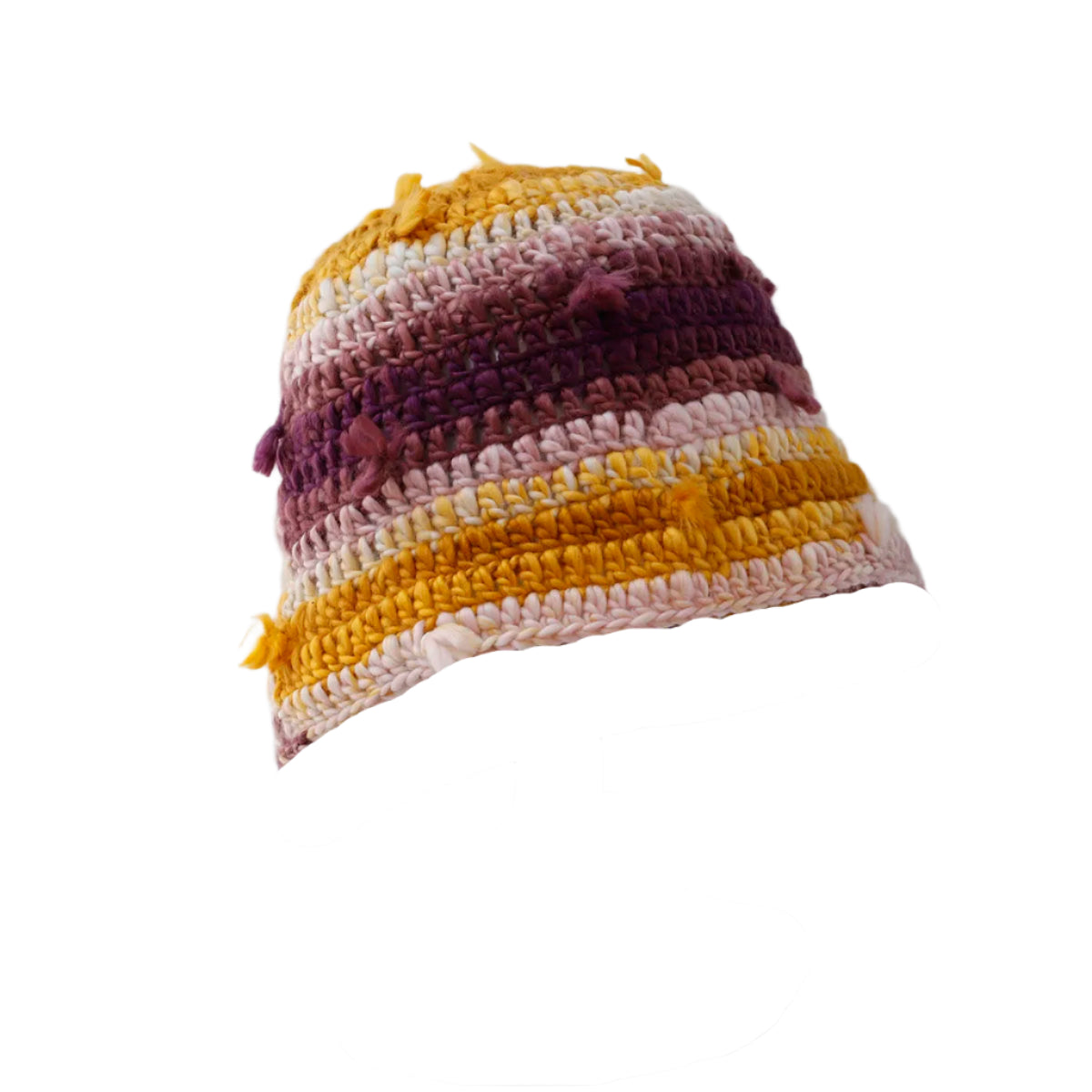 Bob Crochet à Franges Jaune