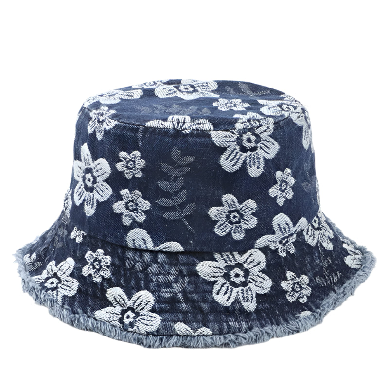Bob Denim Brodé Fleurs stylé