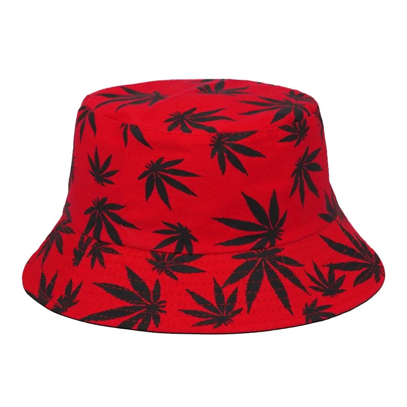 Bob à Feuilles De Cannabis rouge
