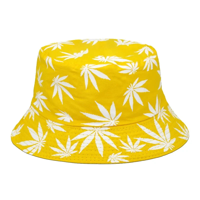 Bob à Feuilles De Cannabis jaune