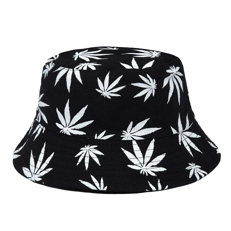Bob à Feuilles De Cannabis noir