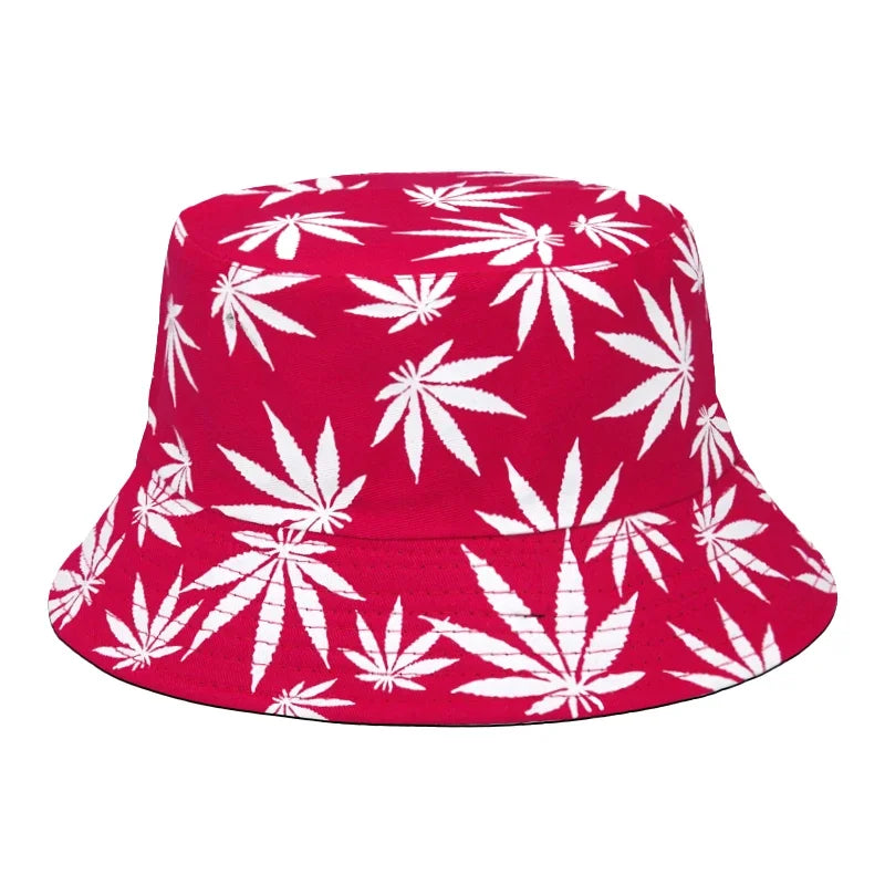 Bob à Feuilles De Cannabis rouge