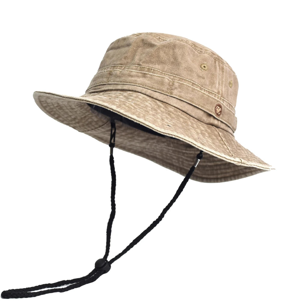 Bob à Ficelle d’Été Homme Marron