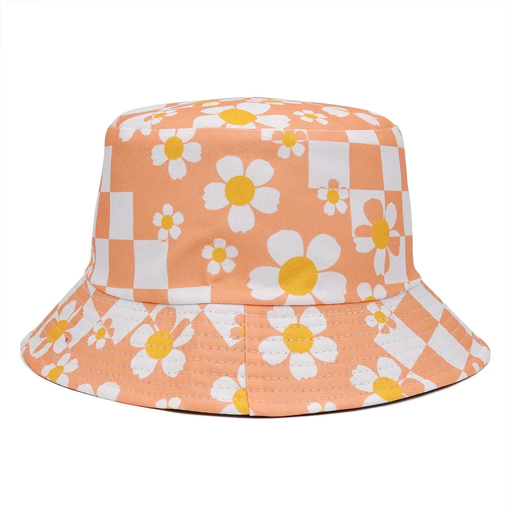 Bob Fleuri Carreaux orange