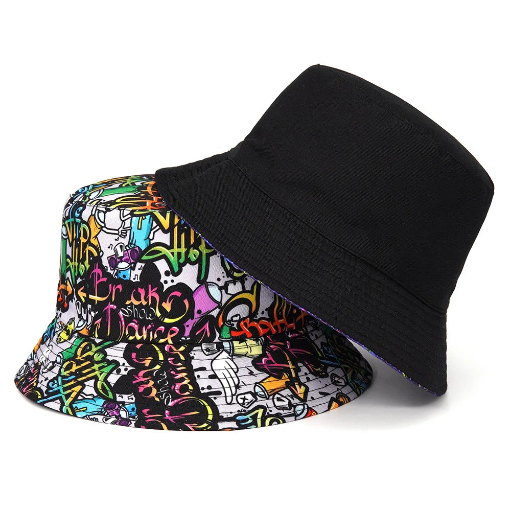 Bob Hip Hop Coloré Réversible