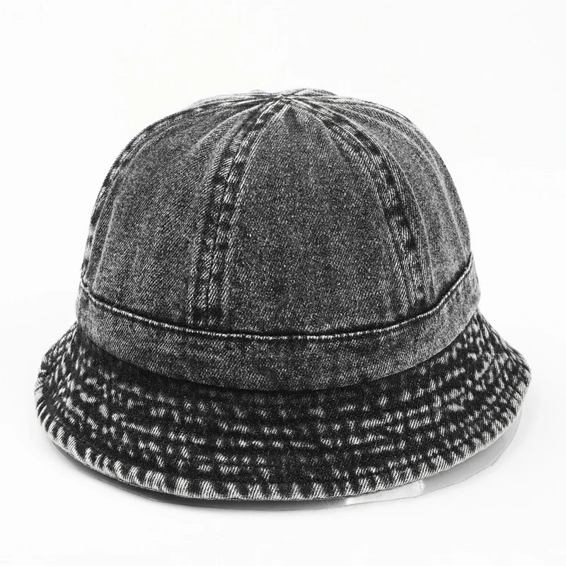 Bob Hip Hop en Denim Délavé