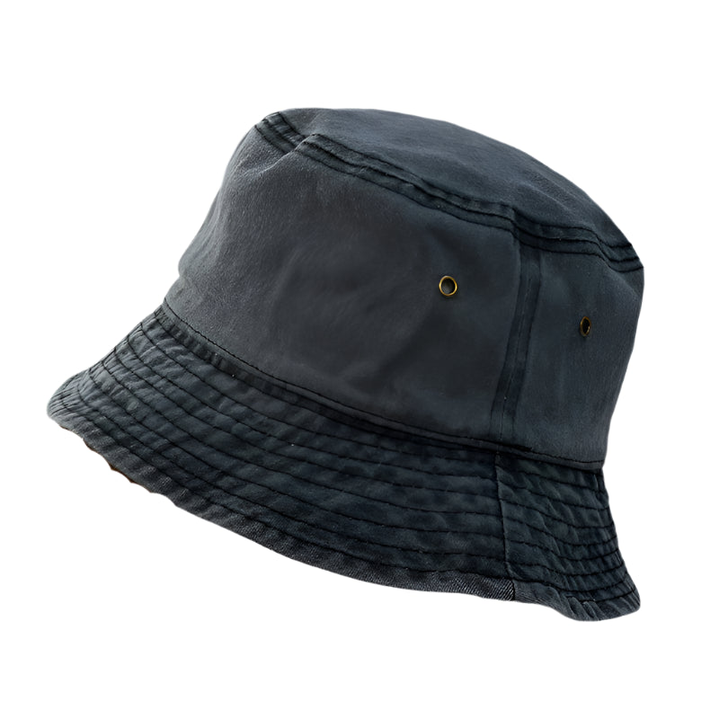 Bob Homme Denim Délavé Noir