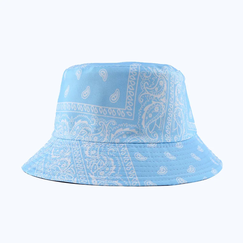 Bob à Motif Bandana Bleu Clair