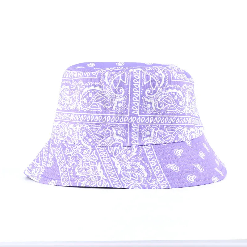 Bob à Motif Bandana Gris
