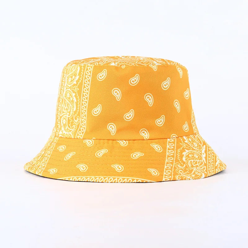 Bob à Motif Bandana Jaune