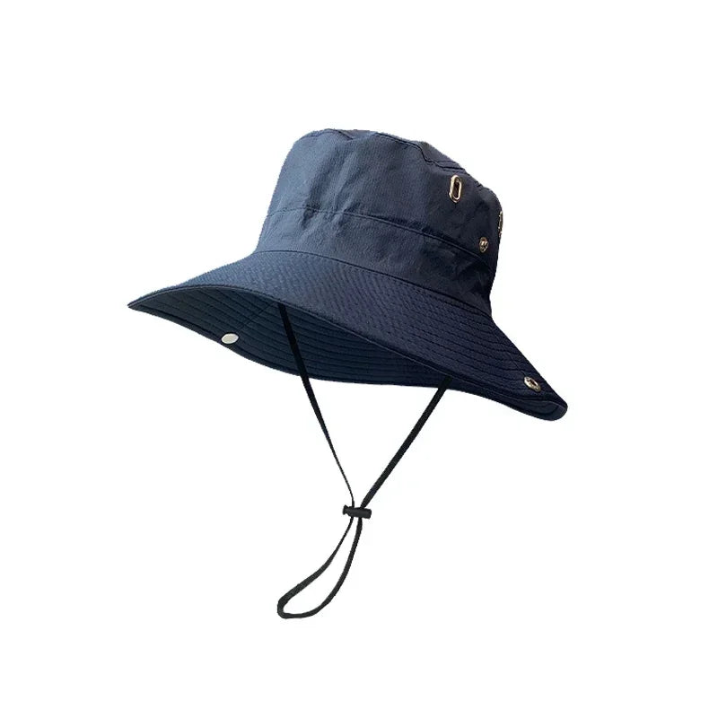 Bob Pêcheur à Large Bord Homme Bleu