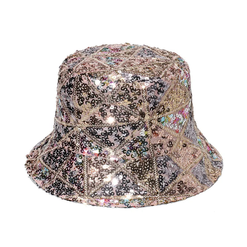 Bob à Sequins Gris
