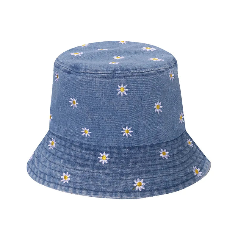 Bob d’Eté Marguerite Bleu Clair