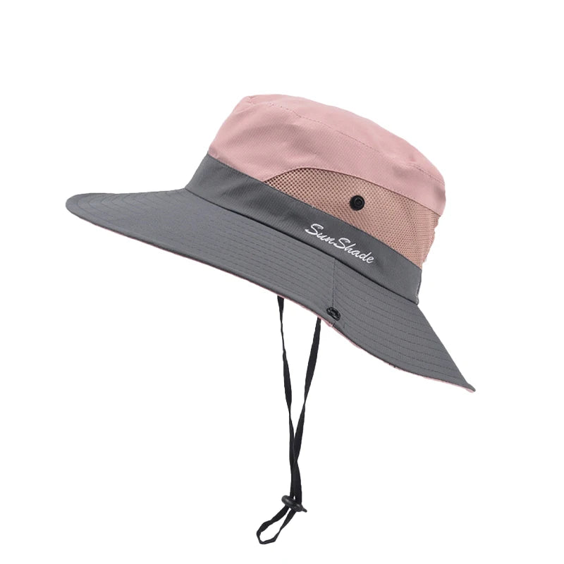 Bob de Randonnée Bicolore rose