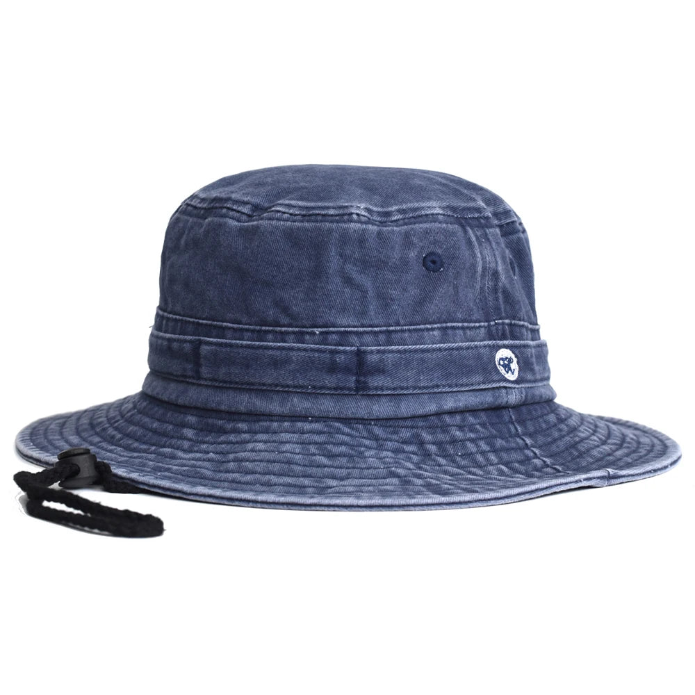 Bob de Randonnée Denim Délavé bleu