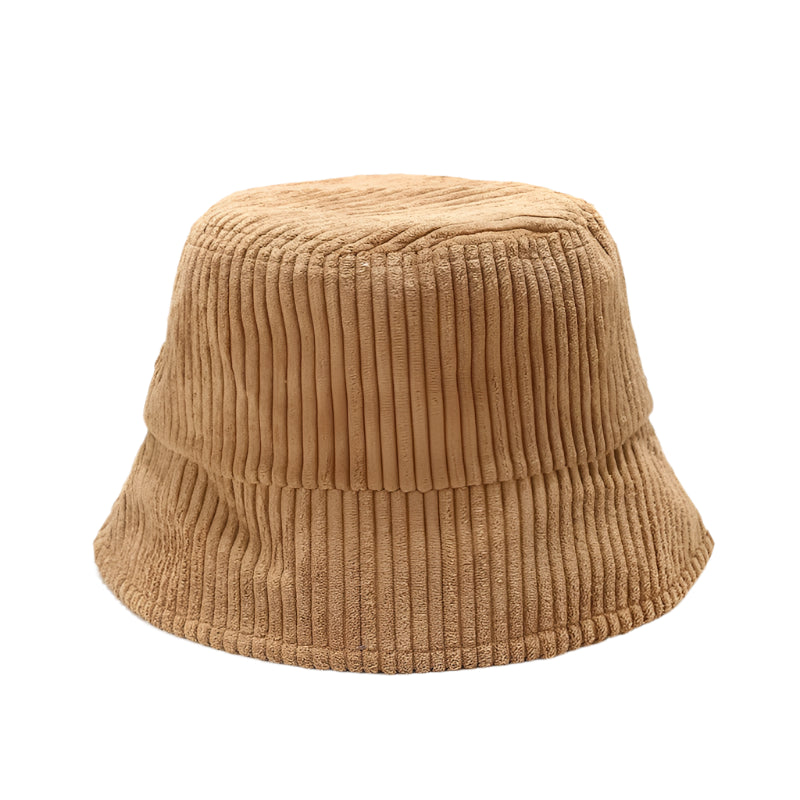 Bob en Velours Côtelé Beige