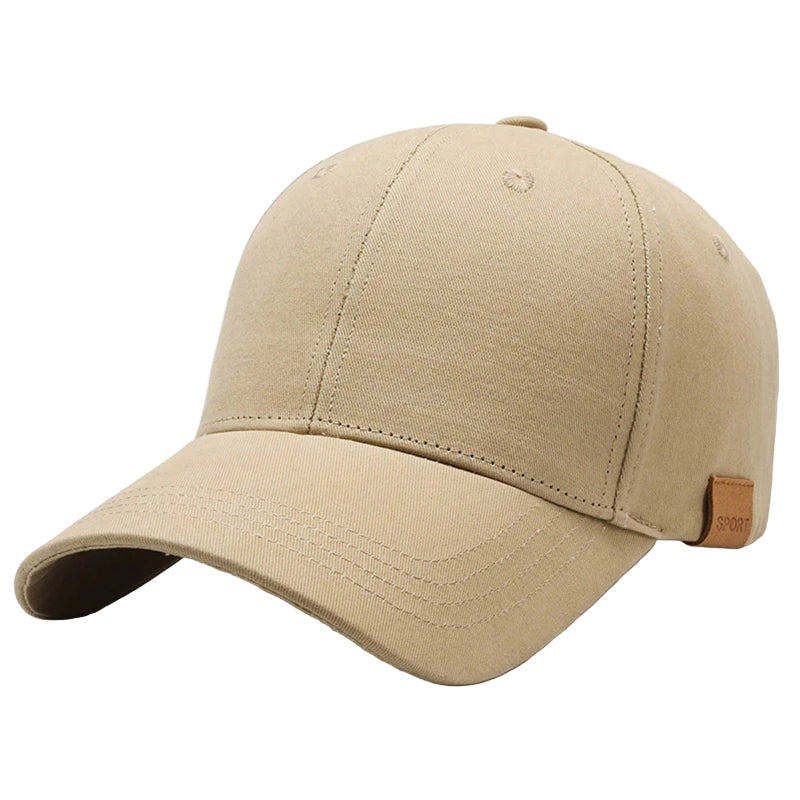 Casquette Baseball Unie Beige