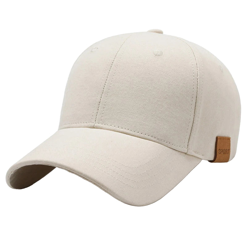 Casquette Baseball Unie Blanc