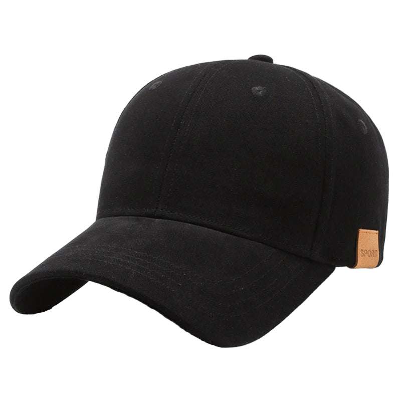 Casquette Baseball Unie Noir