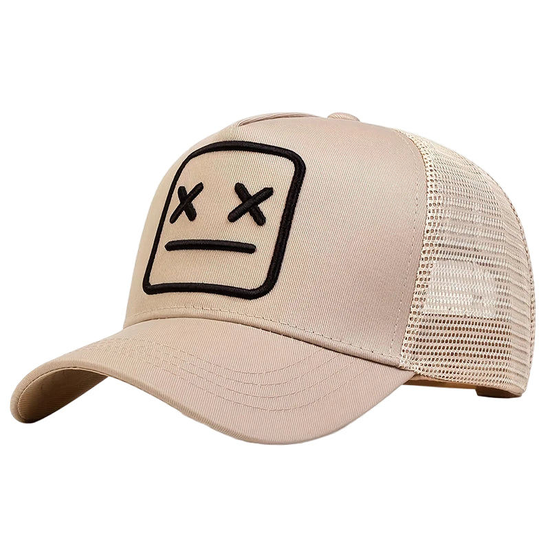 Casquette Brodée Beige