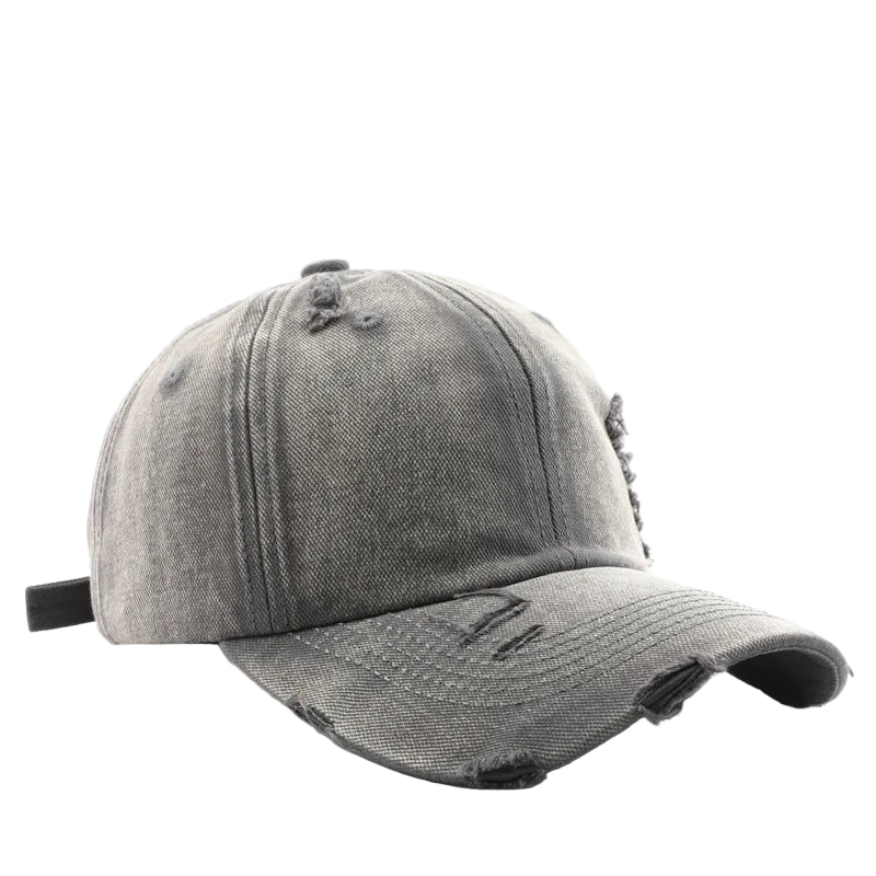 Casquette Délavée Destroy Gris