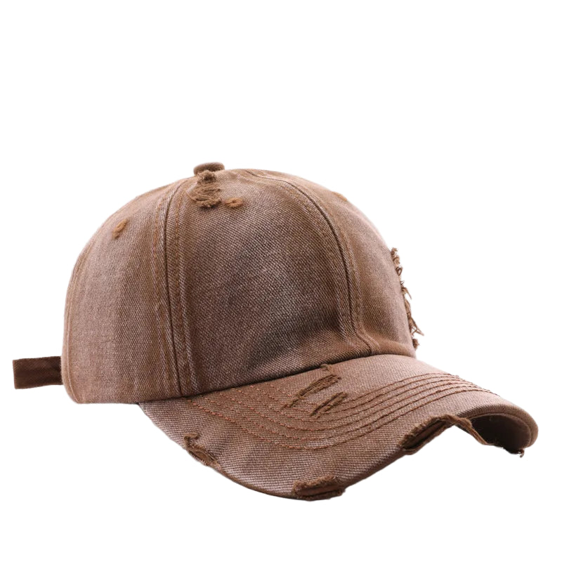Casquette Délavée Destroy Marron