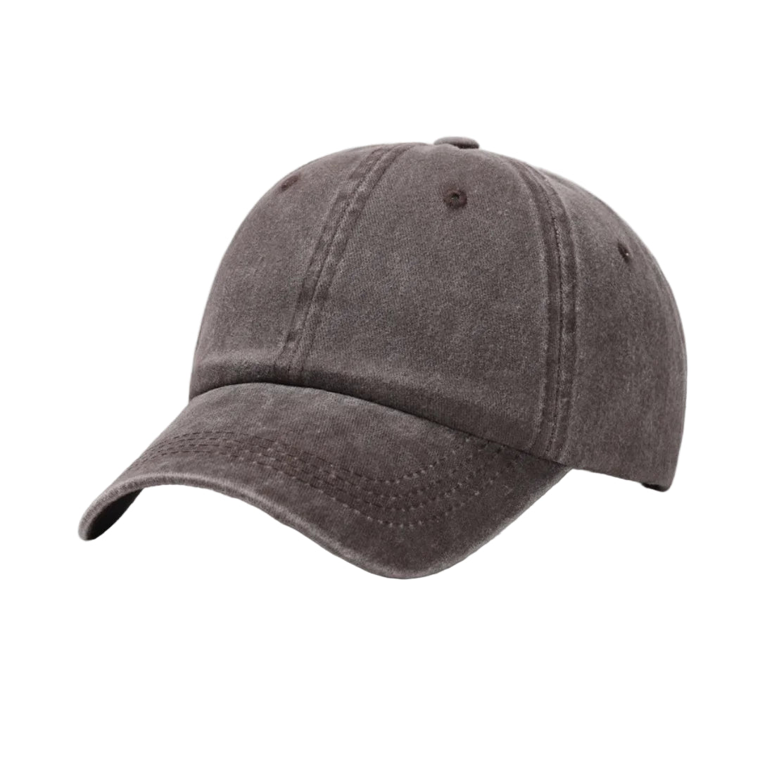 Casquette Homme Délavée Marron