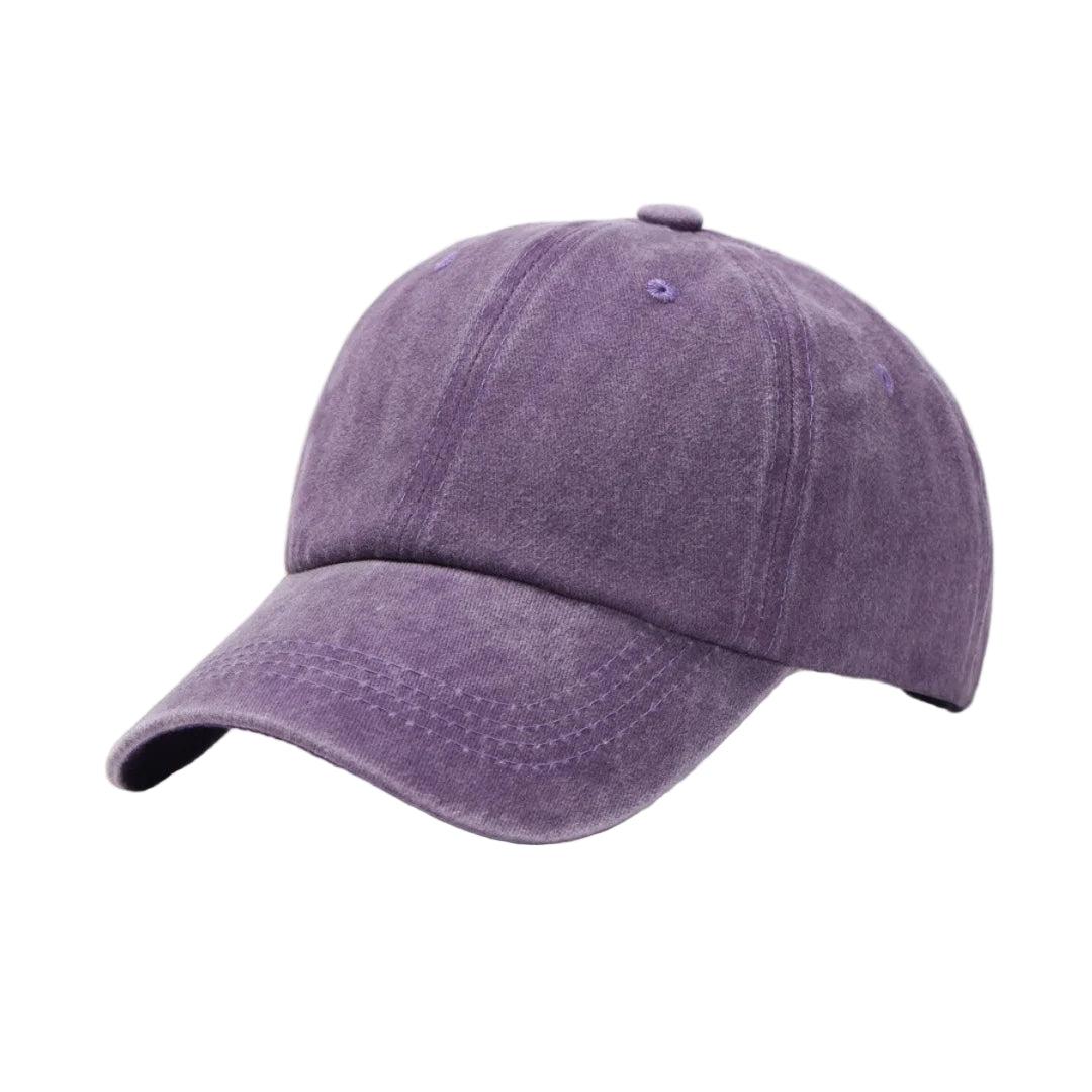 Casquette Homme Délavée Violet