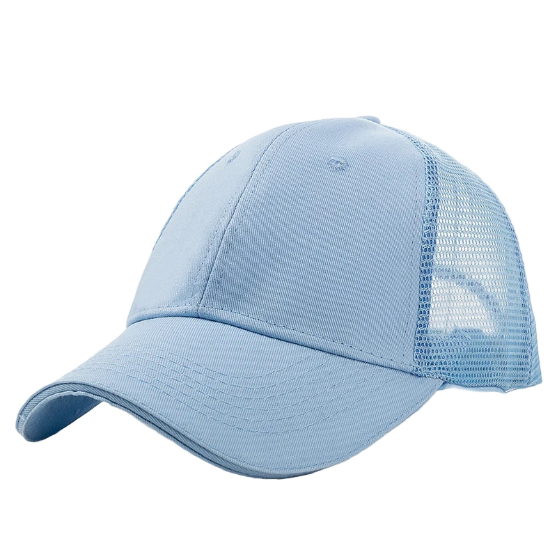 Casquette Respirante Unie Bleu Ciel