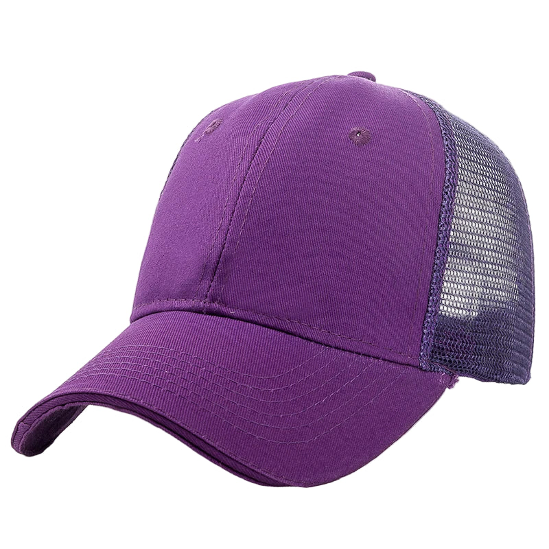 Casquette Respirante Unie Violet