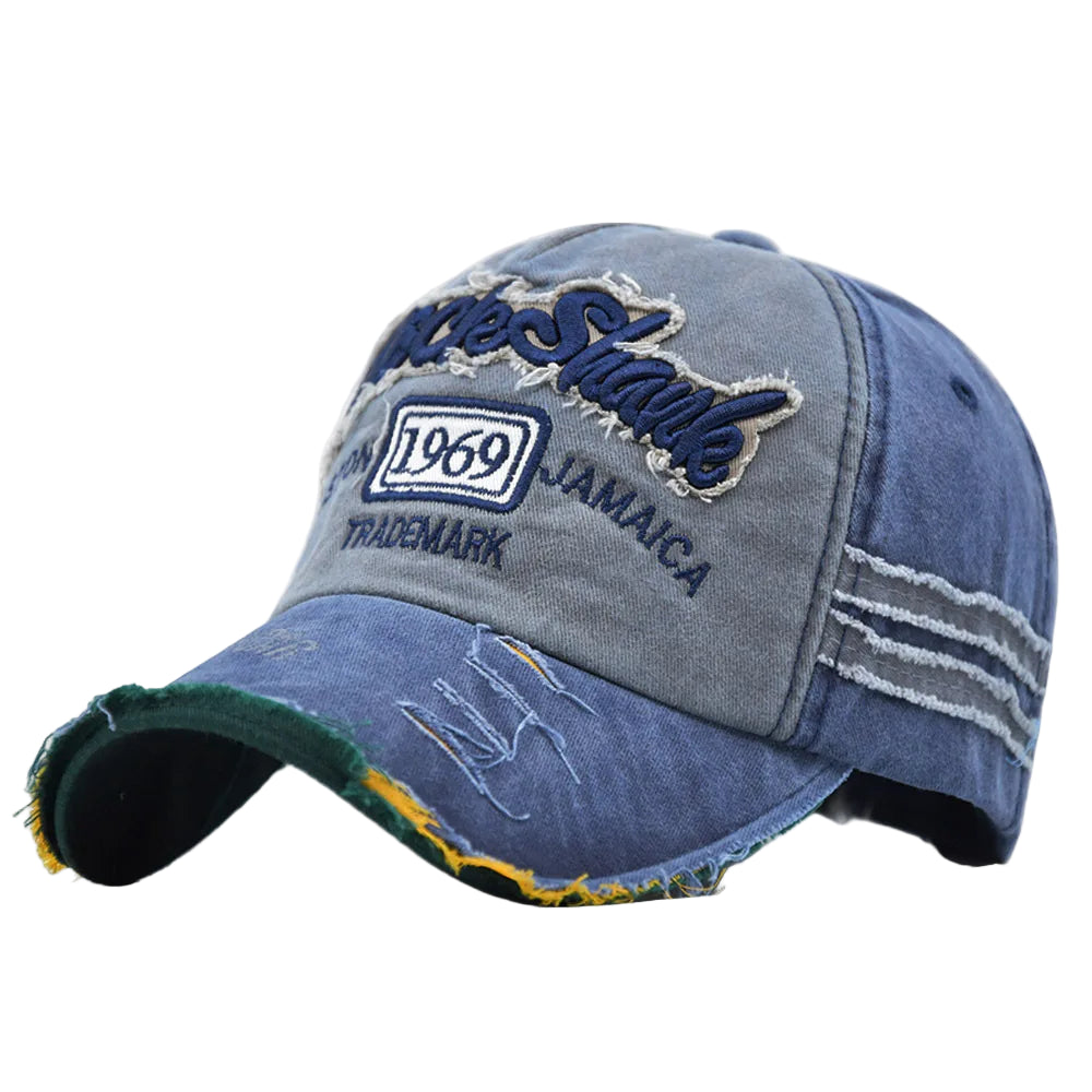 Casquette Vintage Homme Gris