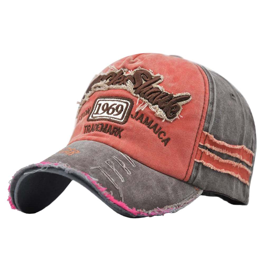 Casquette Vintage Homme Orange