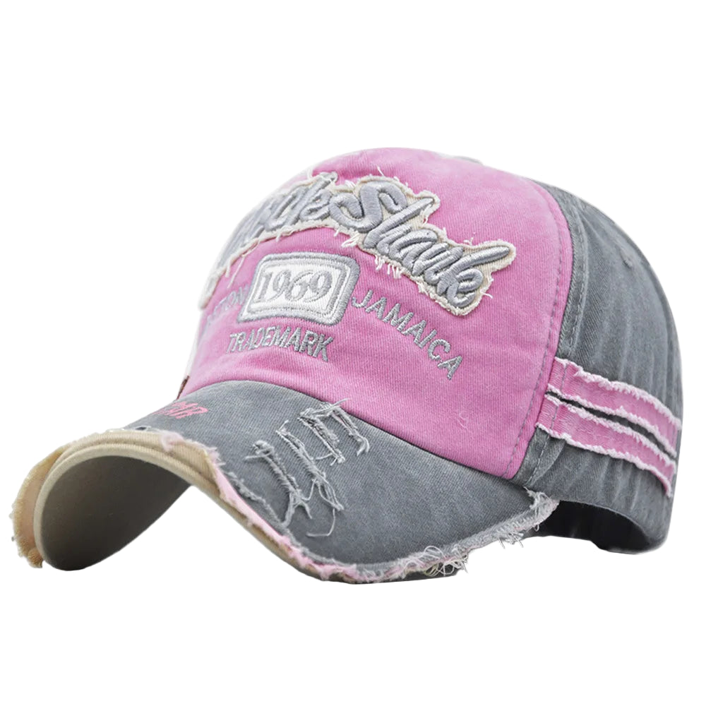Casquette Vintage Homme Rose