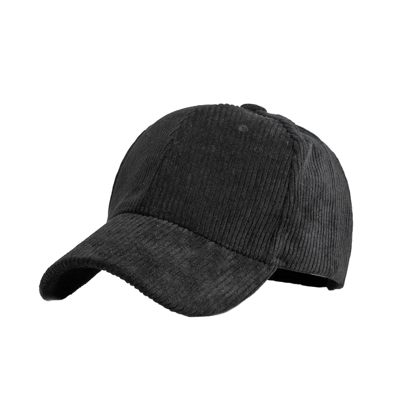 Casquette en Velours Noir