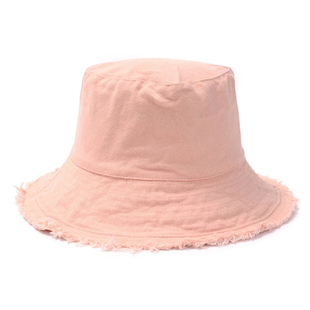 Chapeau Bob à Bord Frangé Personnalisable coton