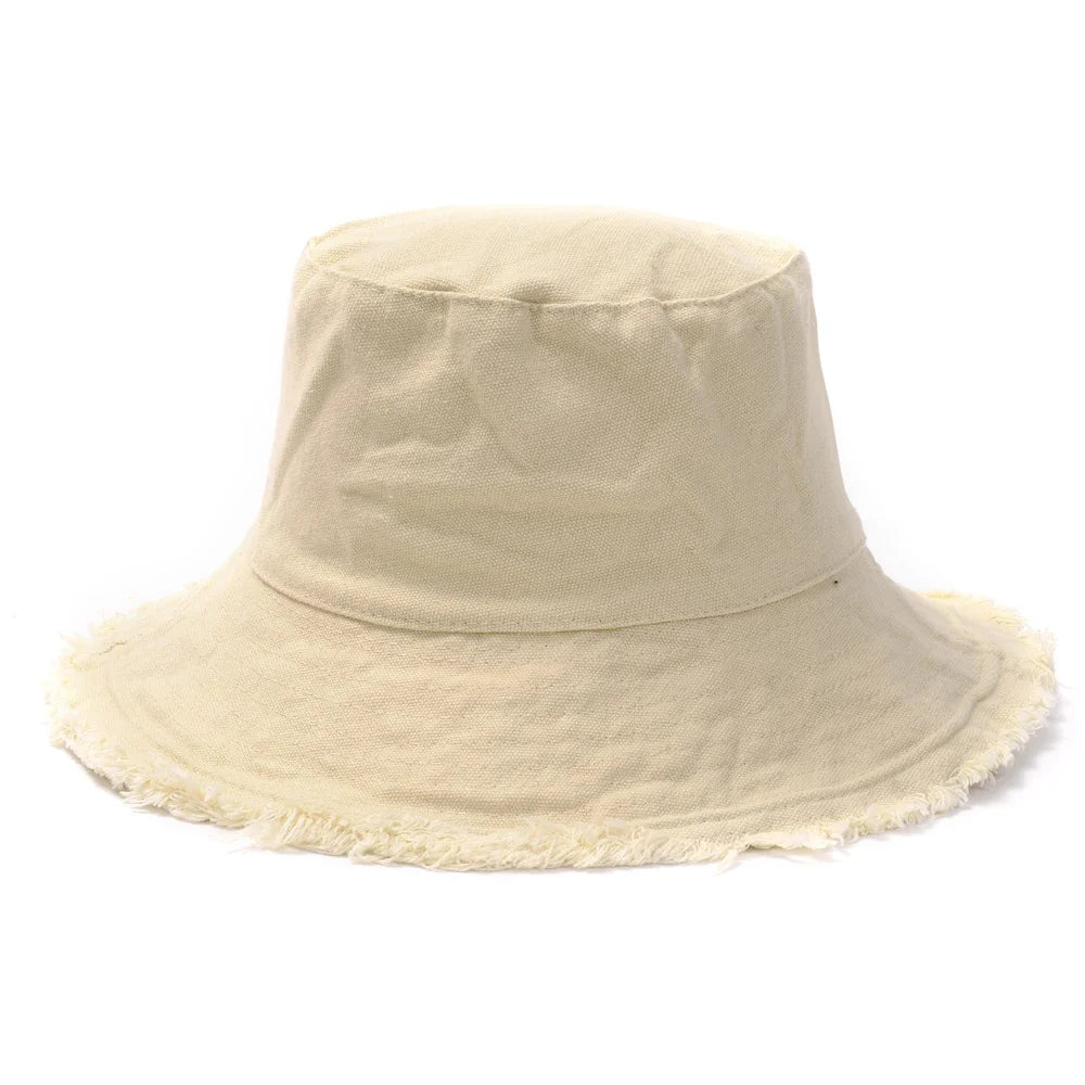 Chapeau Bob à Bord Frangé Personnalisable doux