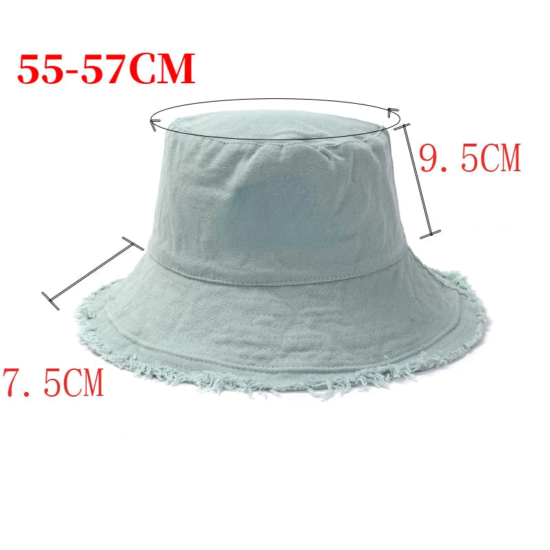 Chapeau Bob à Bord Frangé Personnalisable minimaliste
