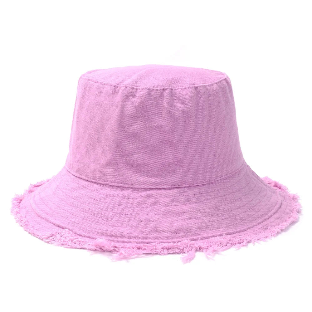Chapeau Bob à Bord Frangé Personnalisable pour été