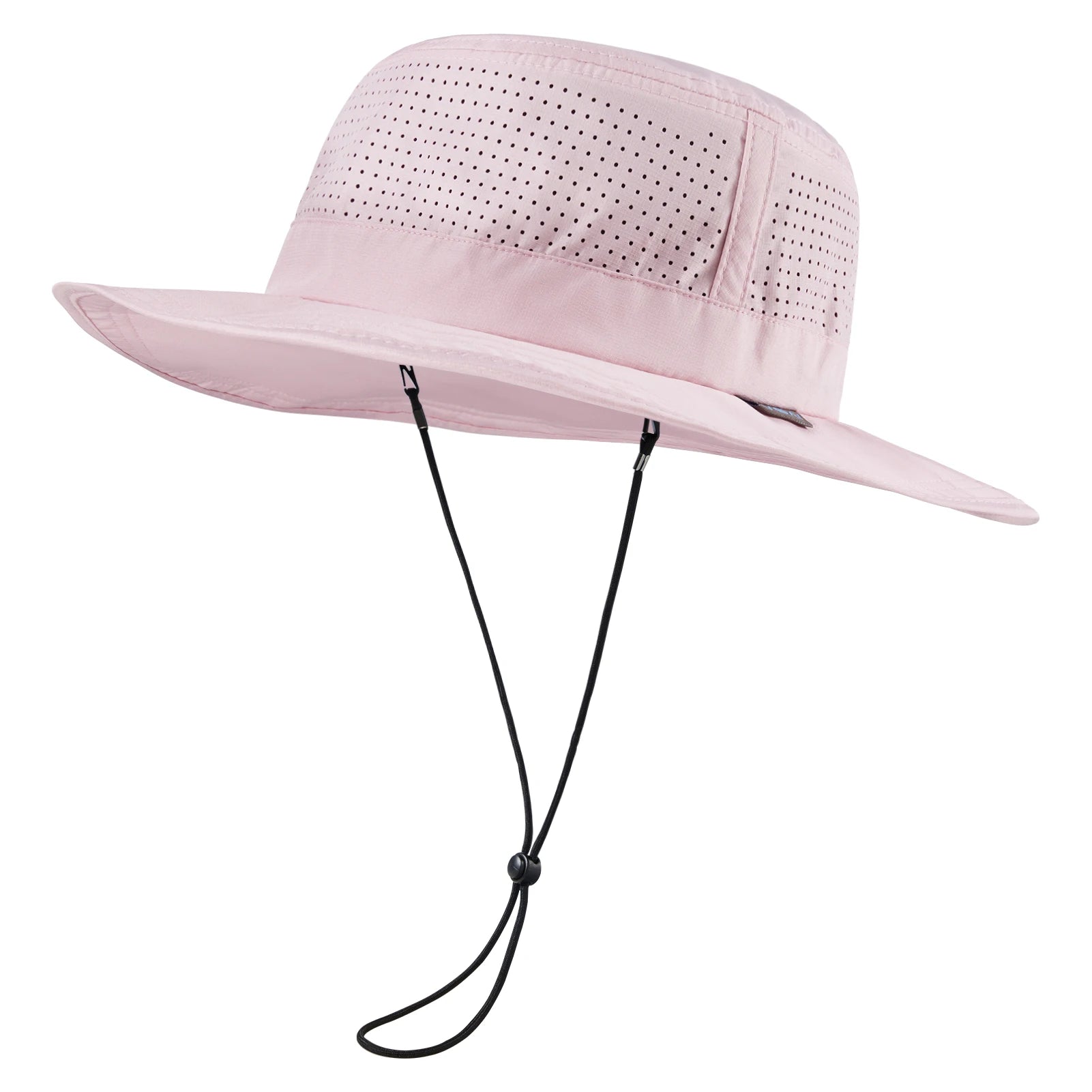 Chapeau de Pêche Perforé Rose