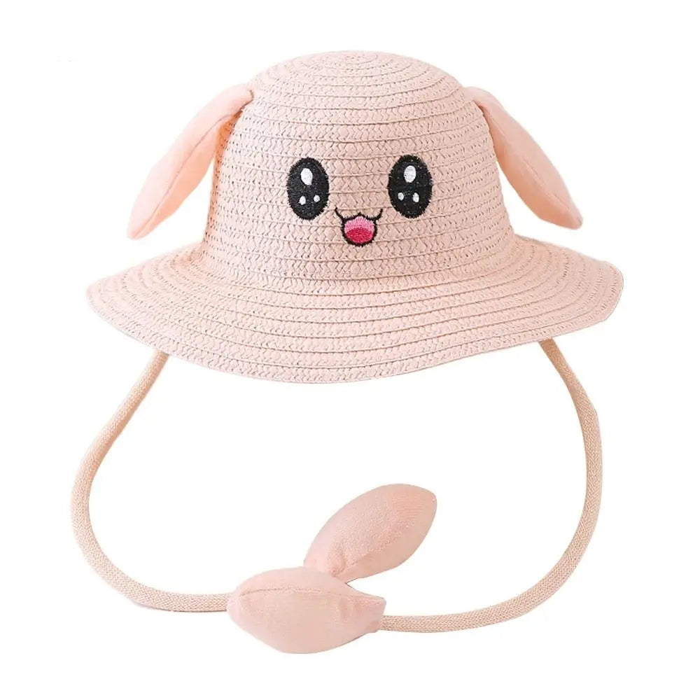 Chapeau de Paille Enfant à Oreilles spécial